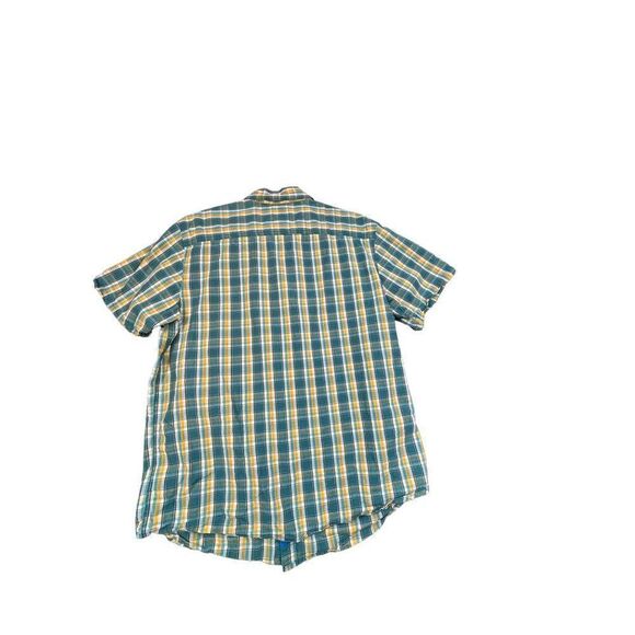 Columbia Men's Omni-Shade Short Sleeve Plaid Shirt Size L Sun Protection 100% Co - Picture 8 of 10